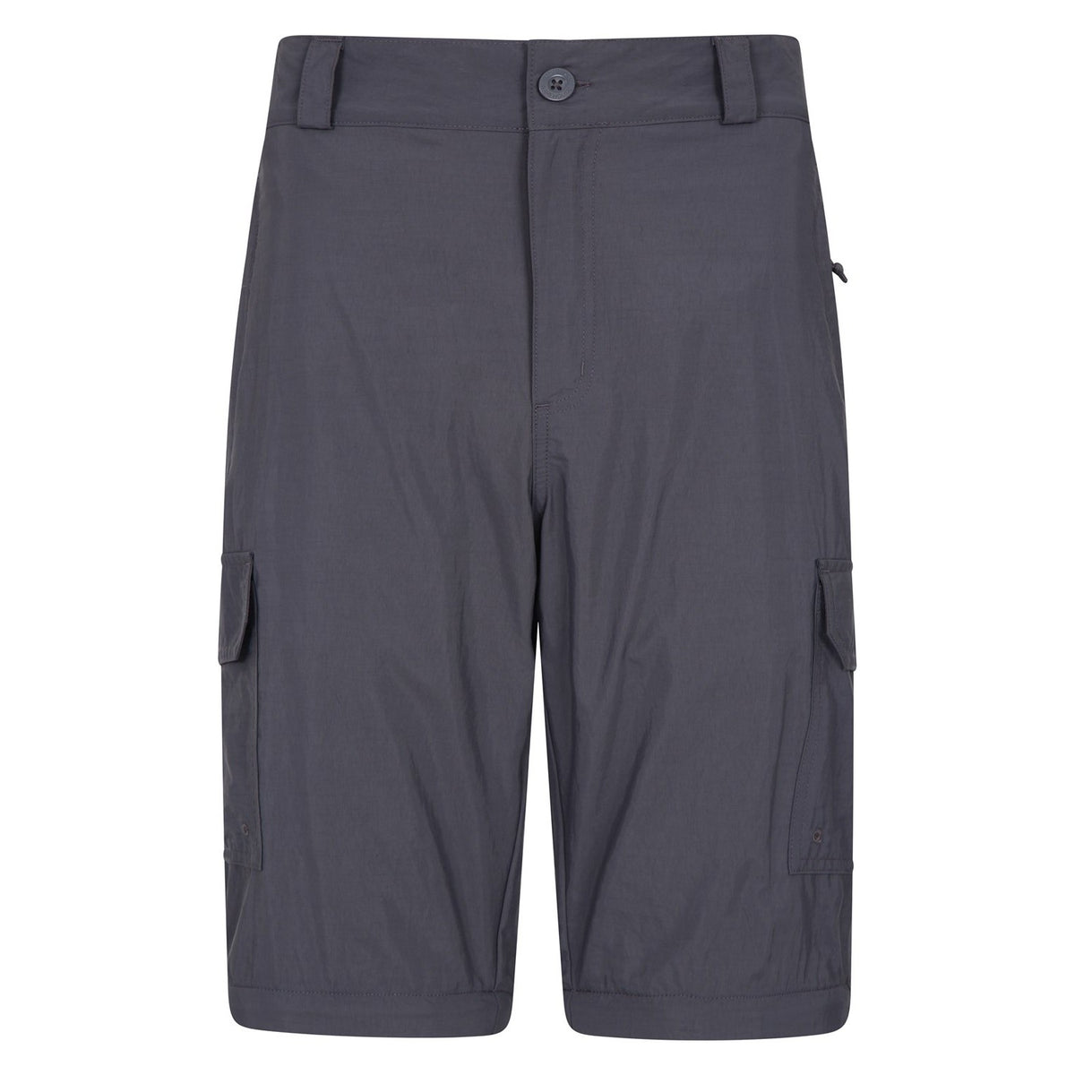 Grey - Front - Mountain Warehouse Mens Explore Cargo Shorts