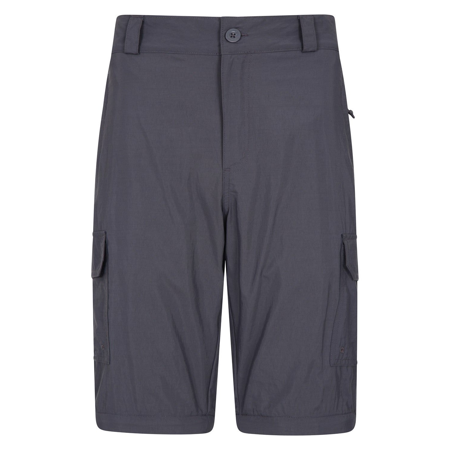 Grey - Front - Mountain Warehouse Mens Explore Cargo Shorts