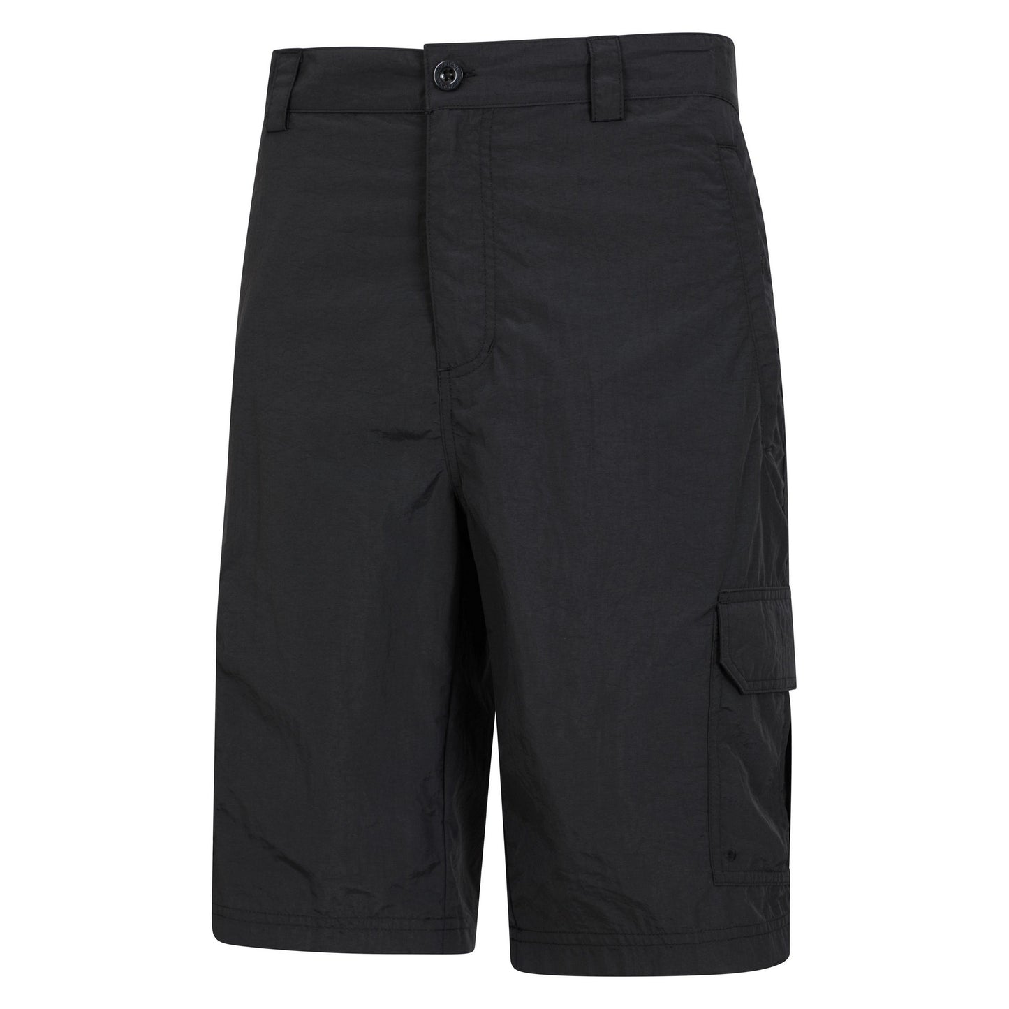Black - Side - Mountain Warehouse Mens Explore Cargo Shorts