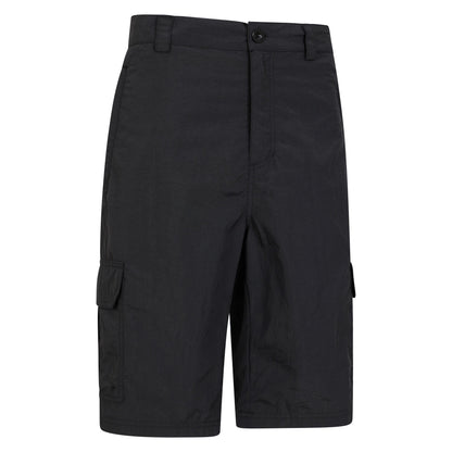 Black - Lifestyle - Mountain Warehouse Mens Explore Cargo Shorts