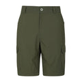 Green - Front - Mountain Warehouse Mens Explore Cargo Shorts