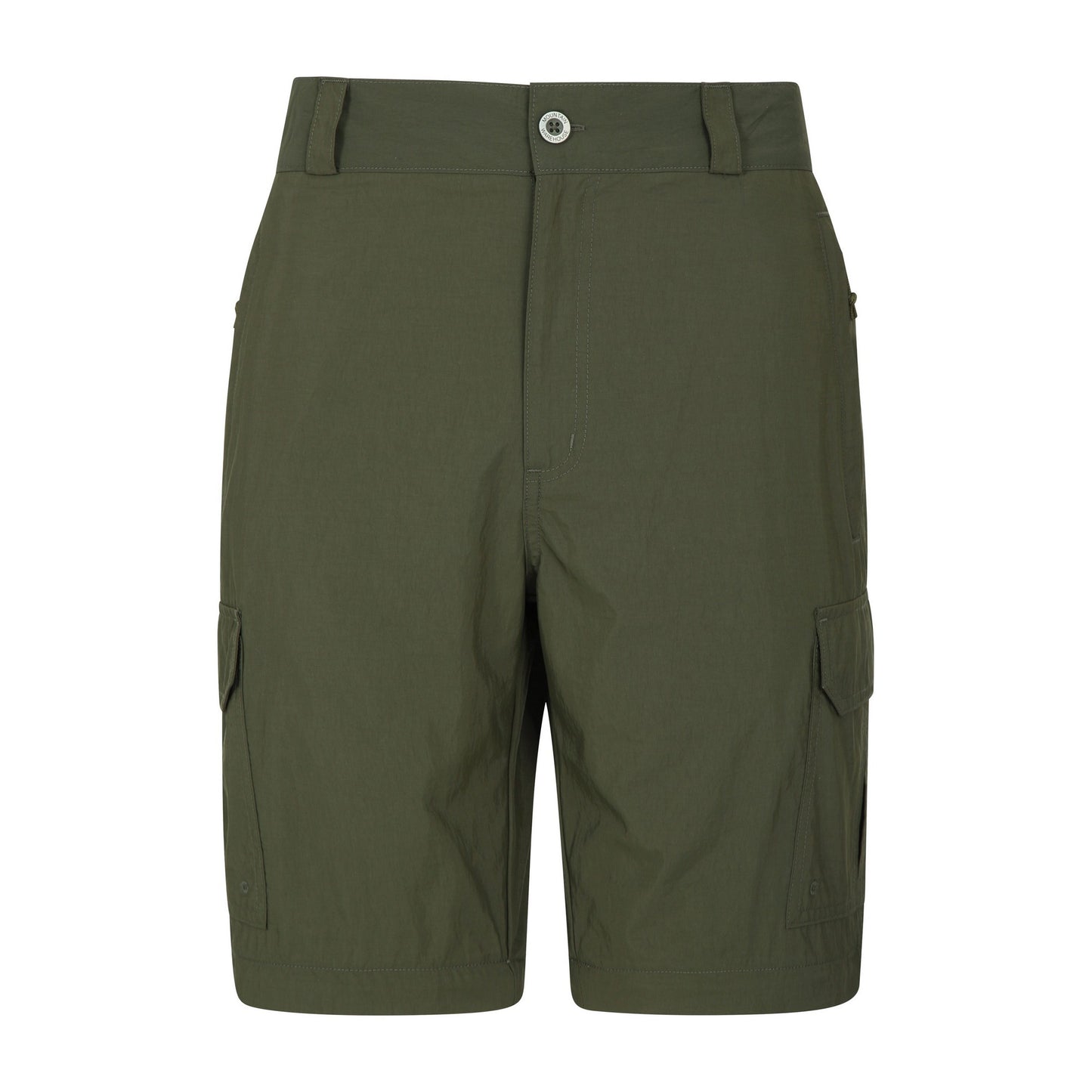 Green - Front - Mountain Warehouse Mens Explore Cargo Shorts