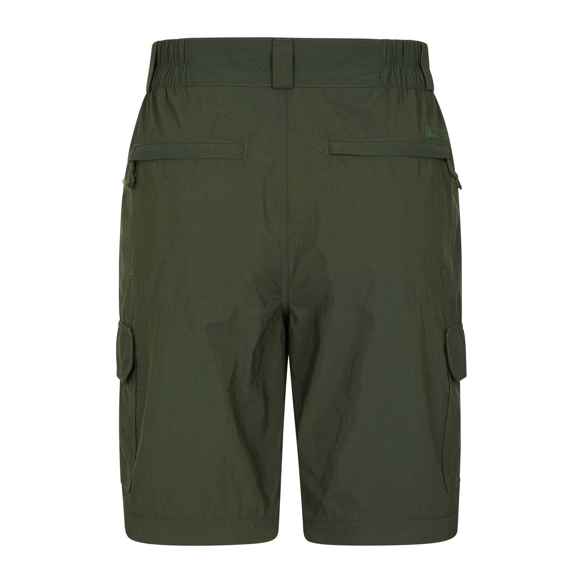 Green - Back - Mountain Warehouse Mens Explore Cargo Shorts