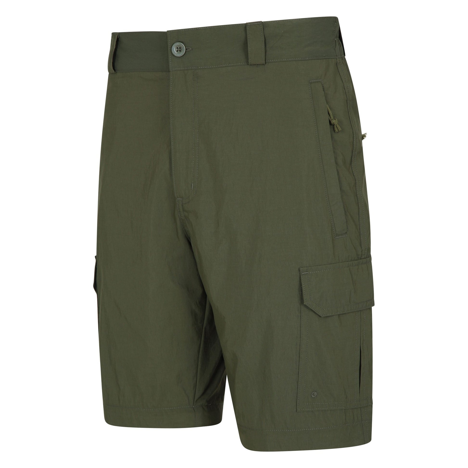 Green - Side - Mountain Warehouse Mens Explore Cargo Shorts