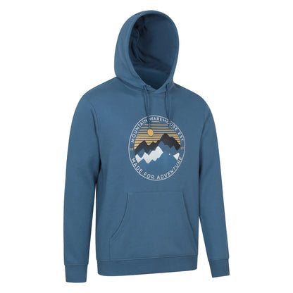 Blue - Lifestyle - Mountain Warehouse Mens Sunset Hoodie
