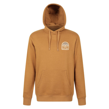 Mustard Yellow - Front - Mountain Warehouse Mens Sunset Hoodie