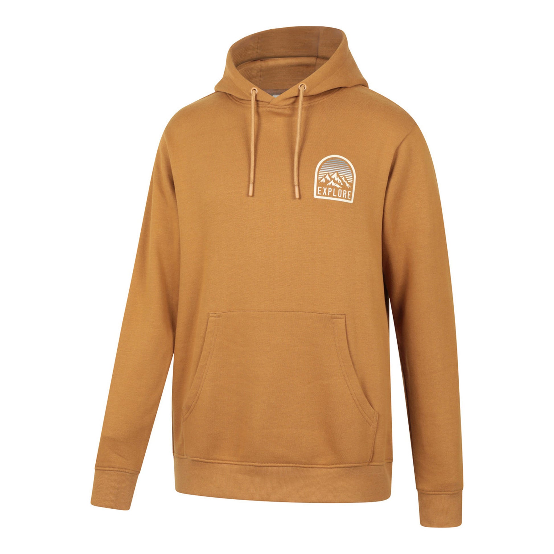 Mustard Yellow - Side - Mountain Warehouse Mens Sunset Hoodie