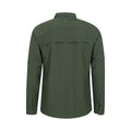 Khaki Green - Front - Mountain Warehouse Mens Navigator II UV Protection Shirt