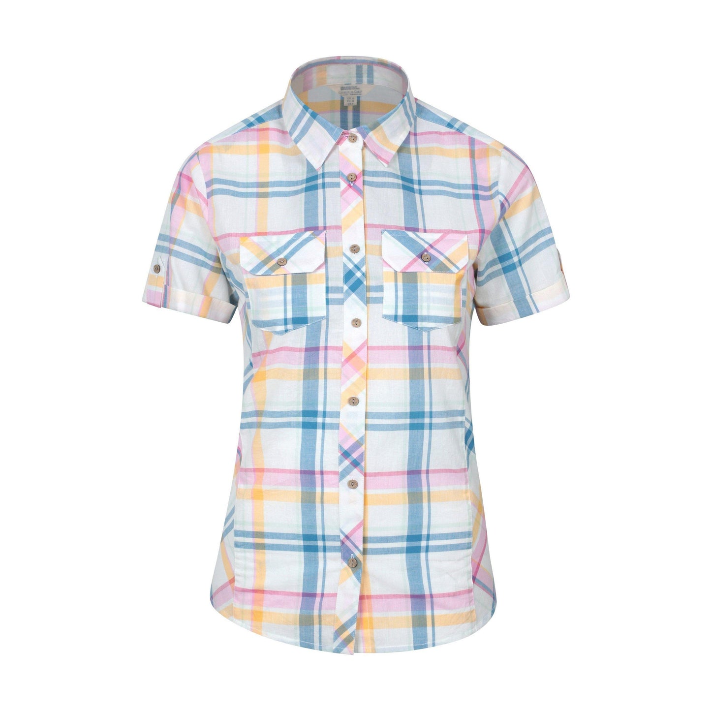 White - Front - Mountain Warehouse Womens-Ladies Cotton Holiday Shirt