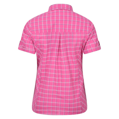 Bright Pink - Back - Mountain Warehouse Womens-Ladies Cotton Holiday Shirt