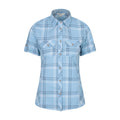 Corn Blue - Front - Mountain Warehouse Womens-Ladies Cotton Holiday Shirt