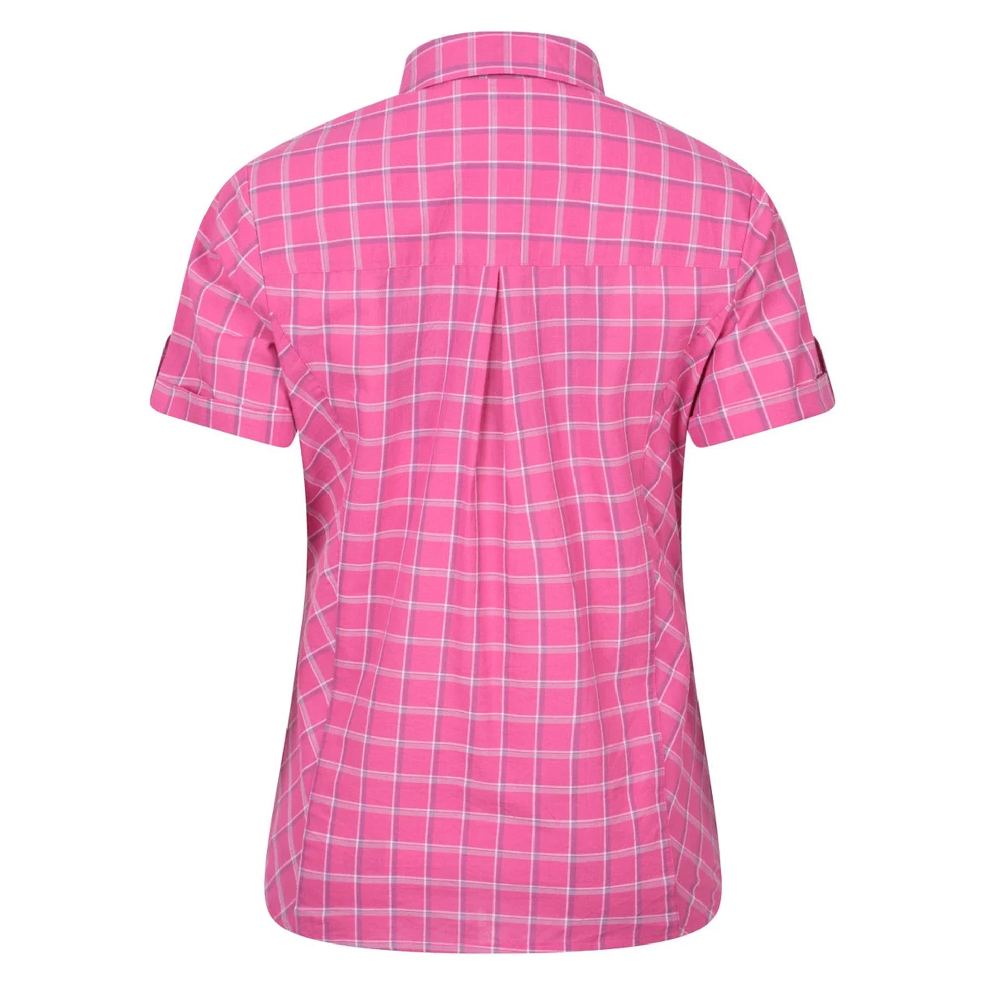 Bright Pink - Back - Mountain Warehouse Womens-Ladies Cotton Holiday Shirt