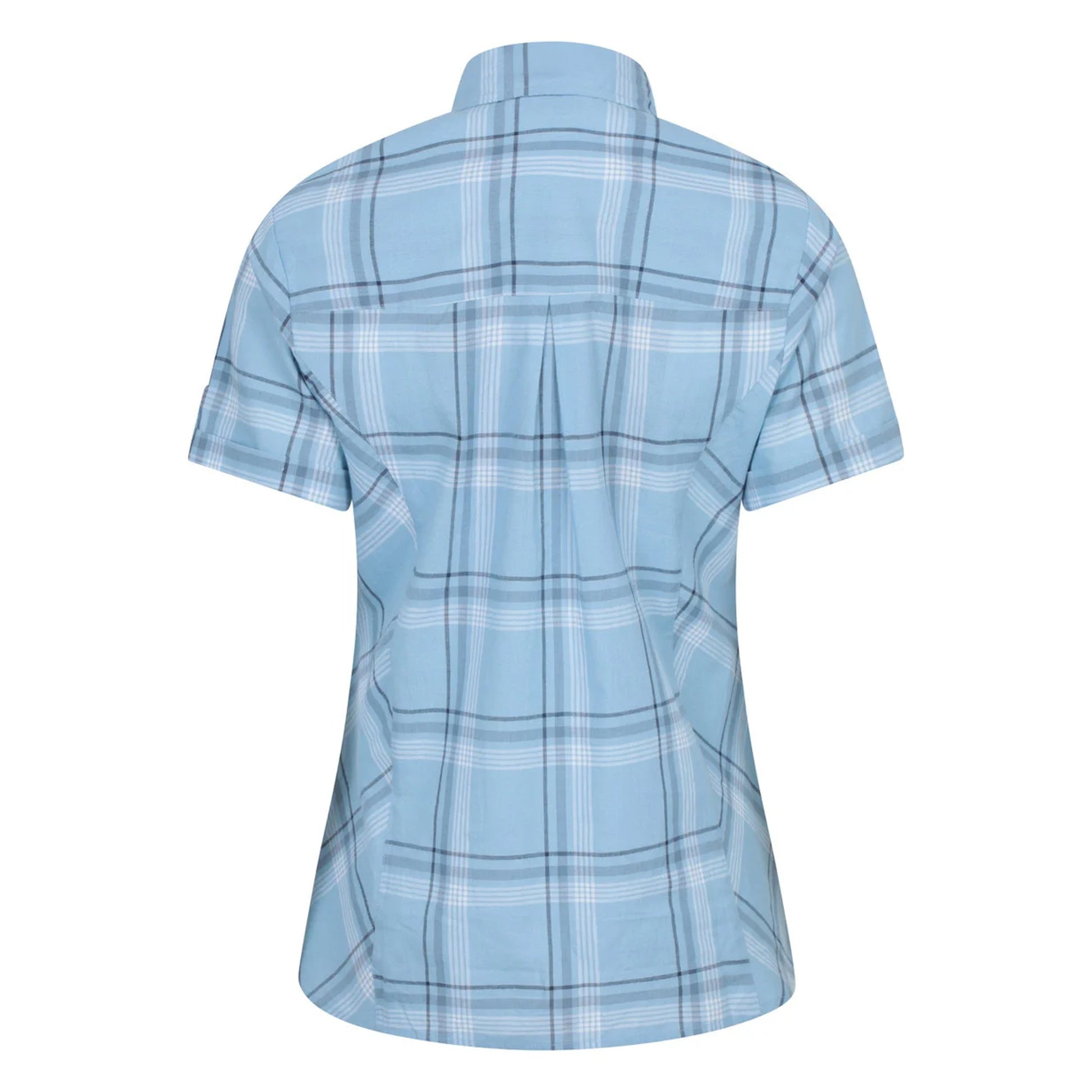 Corn Blue - Back - Mountain Warehouse Womens-Ladies Cotton Holiday Shirt