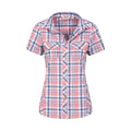 Pink - Pack Shot - Mountain Warehouse Womens-Ladies Cotton Holiday Shirt