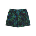 Navy - Back - Animal Childrens-Kids Jed Tropical Leaves Recycled Boardshorts