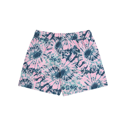 Purple - Back - Animal Childrens-Kids Jetsetter Tie Dye Recycled Boardshorts