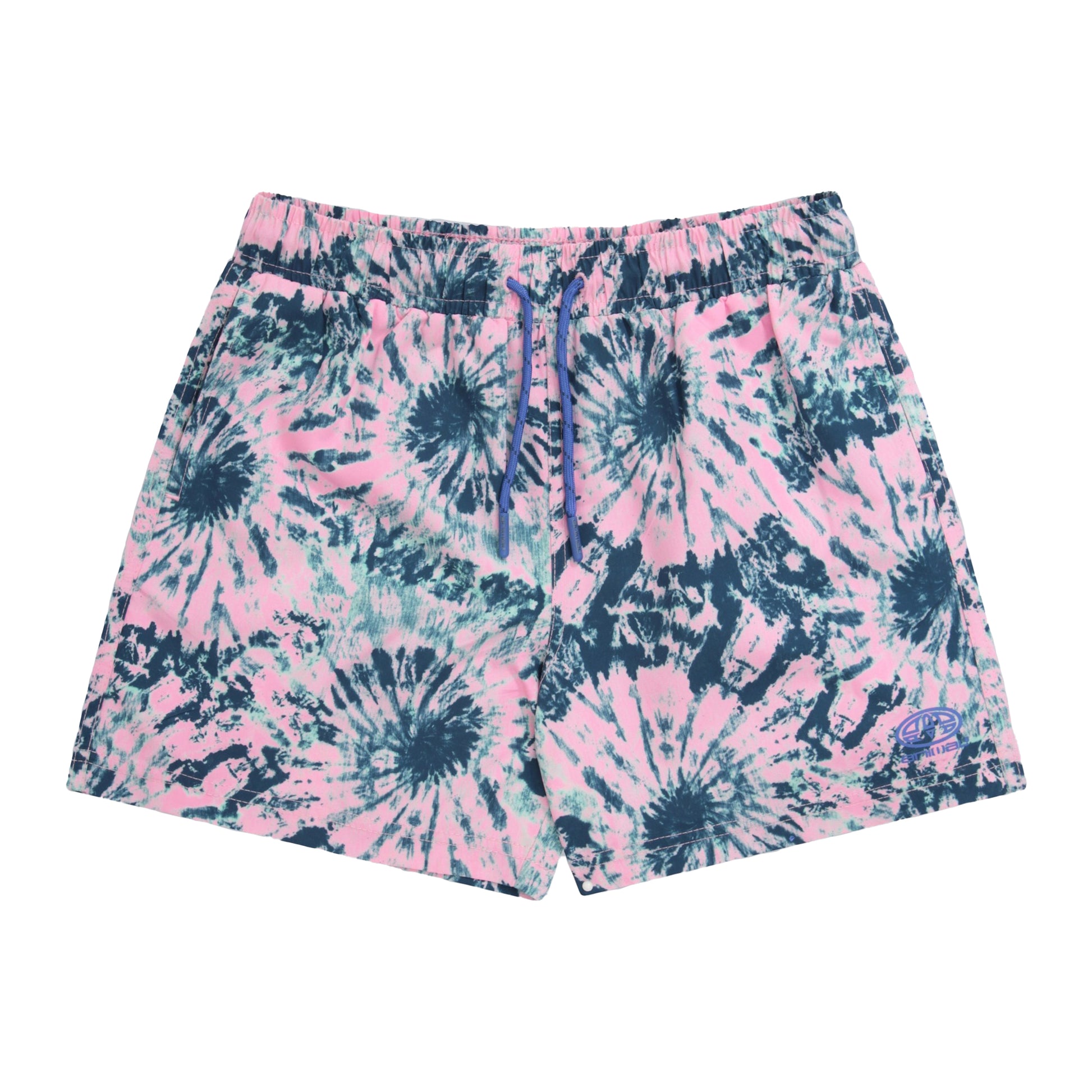 Purple - Front - Animal Childrens-Kids Jetsetter Tie Dye Recycled Boardshorts