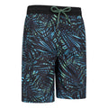Blue - Lifestyle - Mountain Warehouse Childrens-Kids Wave Long Length Swim Shorts