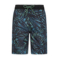 Blue - Front - Mountain Warehouse Childrens-Kids Wave Long Length Swim Shorts
