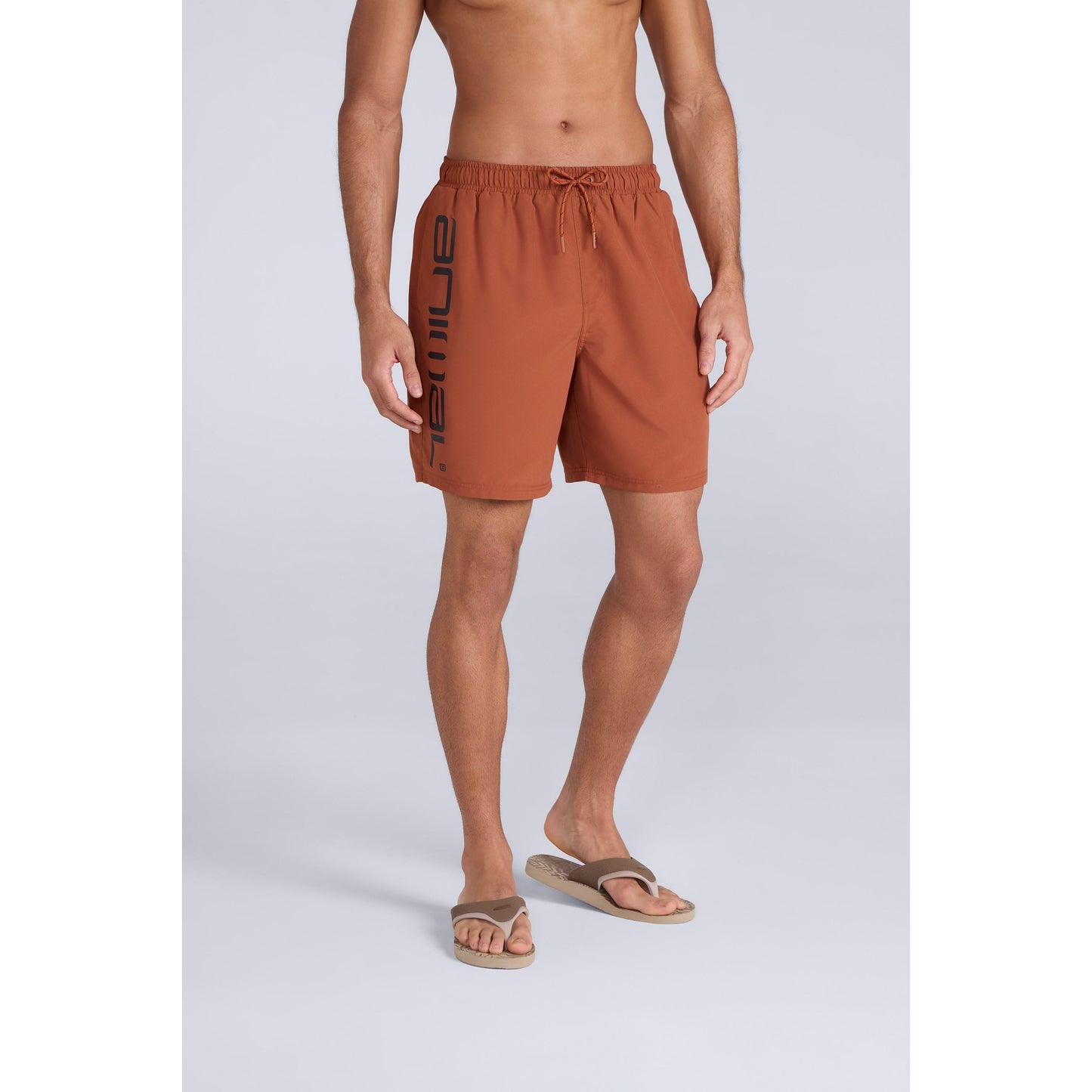 Orange - Front - Animal Mens Deep Dive Recycled Boardshorts