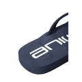 Blue-White - Pack Shot - Animal Womens-Ladies Logo Recycled Flip Flops