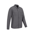 Grey - Lifestyle - Mountain Warehouse Mens Navigator II Mosquito Repellent Shirt