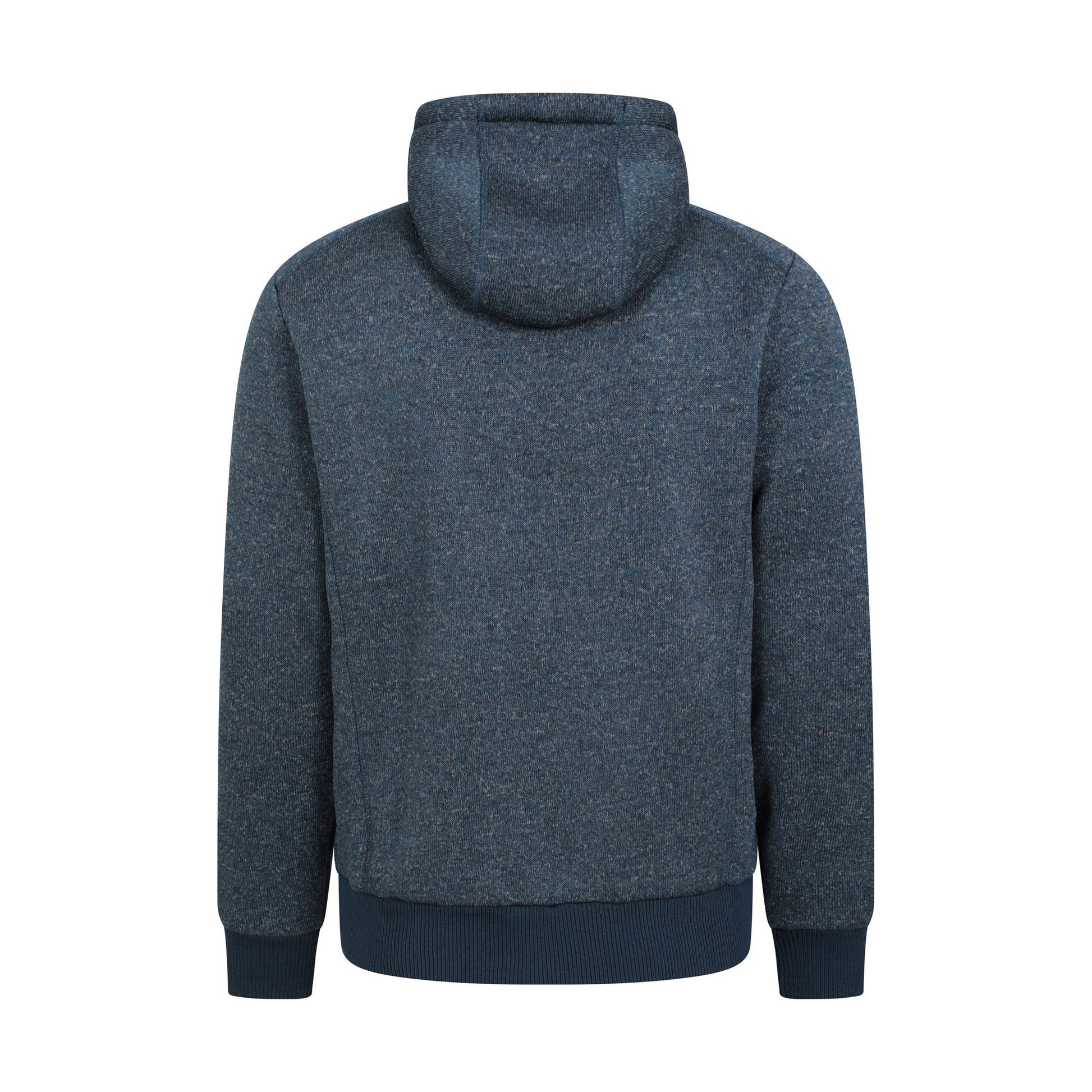 Dark Blue - Back - Mountain Warehouse Mens Nevis II Faux Fur Hoodie