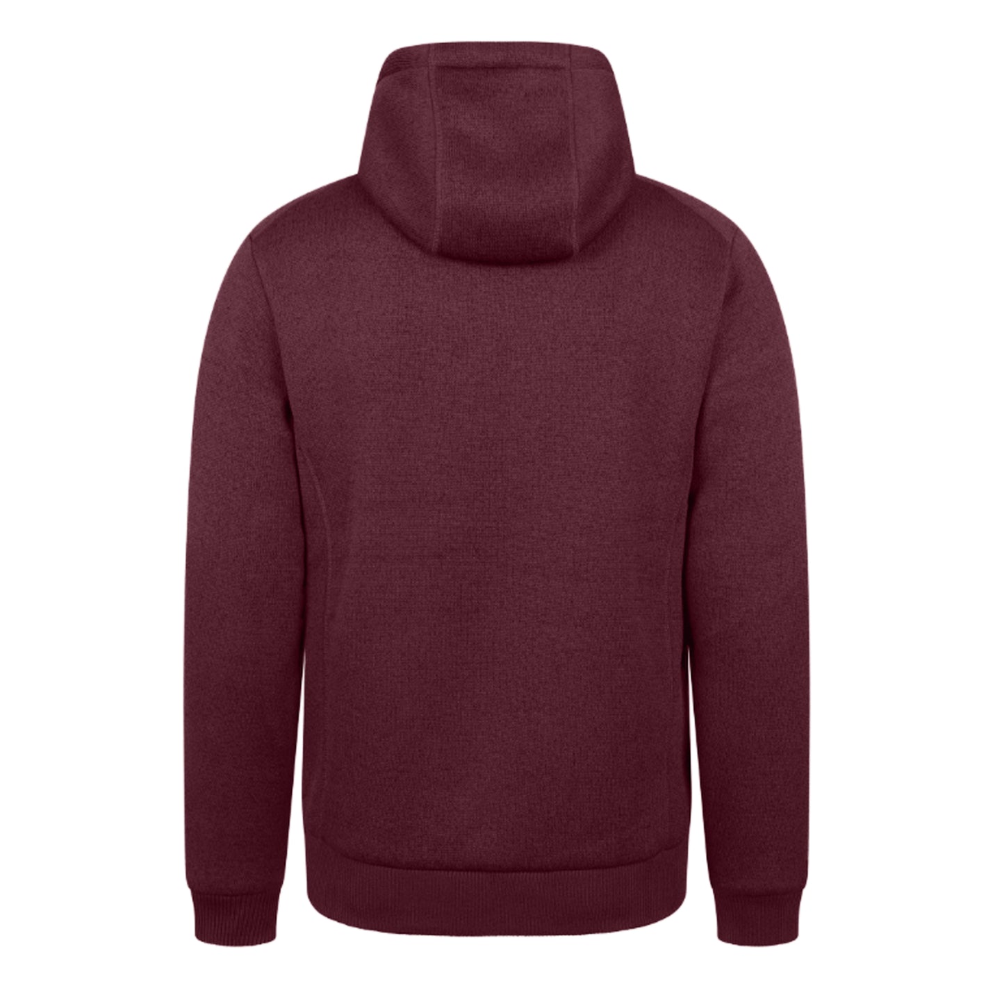 Burgundy - Back - Mountain Warehouse Mens Nevis II Faux Fur Hoodie