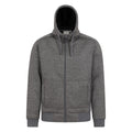 Black - Front - Mountain Warehouse Mens Nevis II Faux Fur Hoodie