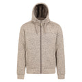 Beige - Front - Mountain Warehouse Mens Nevis II Faux Fur Hoodie