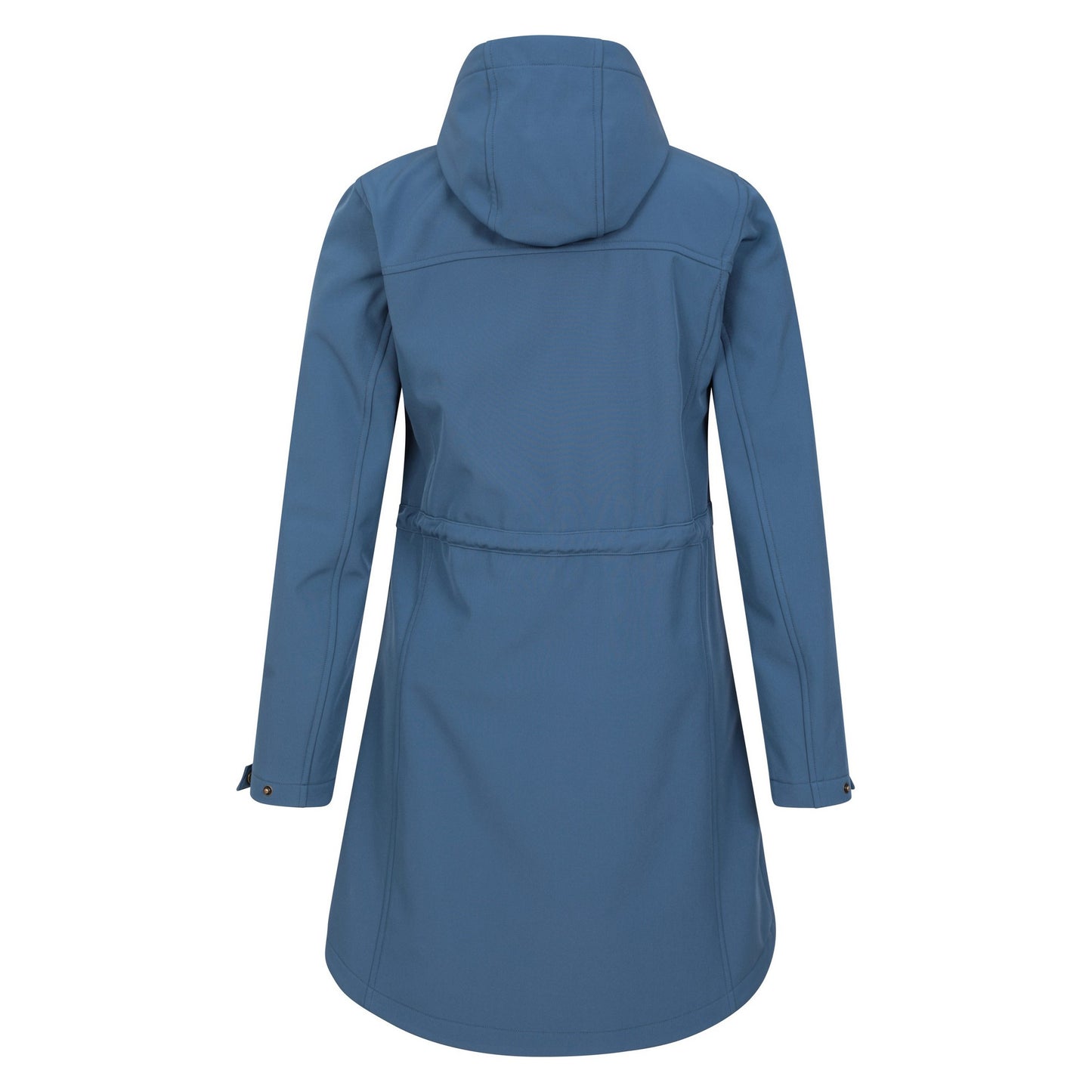 Blue - Back - Mountain Warehouse Womens-Ladies Bastet Softshell Longline Jacket