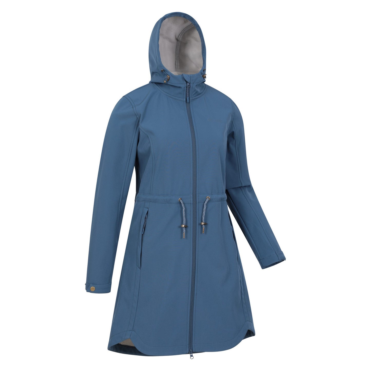 Blue - Lifestyle - Mountain Warehouse Womens-Ladies Bastet Softshell Longline Jacket