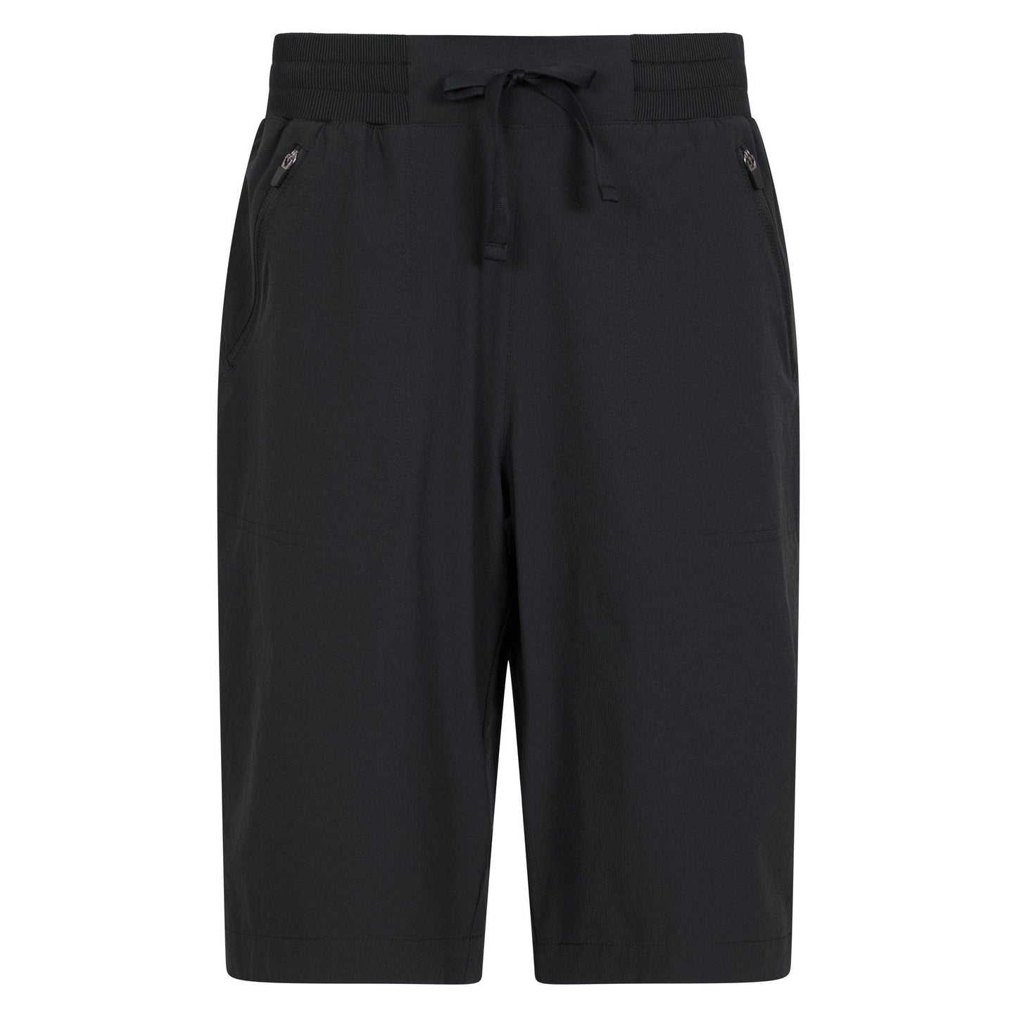 Black - Front - Mountain Warehouse Womens-Ladies Explorer Long Shorts