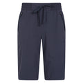 Dark Blue - Front - Mountain Warehouse Womens-Ladies Explorer Long Shorts