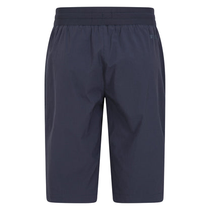 Dark Blue - Back - Mountain Warehouse Womens-Ladies Explorer Long Shorts
