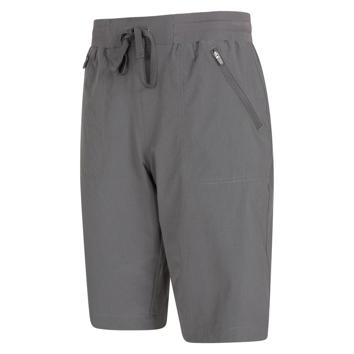 Dark Grey - Side - Mountain Warehouse Womens-Ladies Explorer Long Shorts