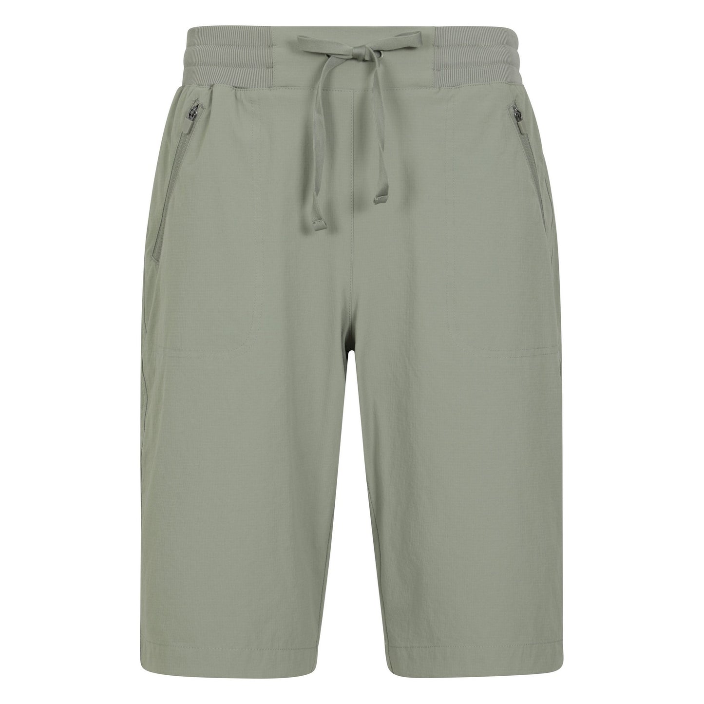 Khaki Green - Front - Mountain Warehouse Womens-Ladies Explorer Long Shorts