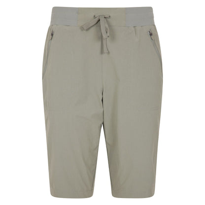 Khaki - Front - Mountain Warehouse Womens-Ladies Explorer Long Shorts