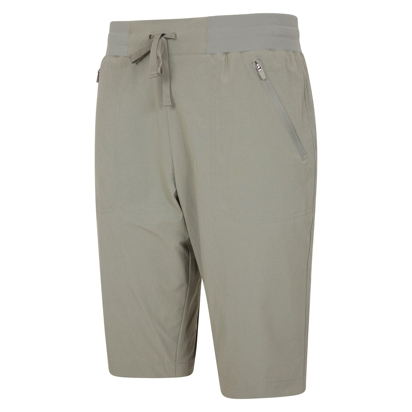Khaki - Side - Mountain Warehouse Womens-Ladies Explorer Long Shorts