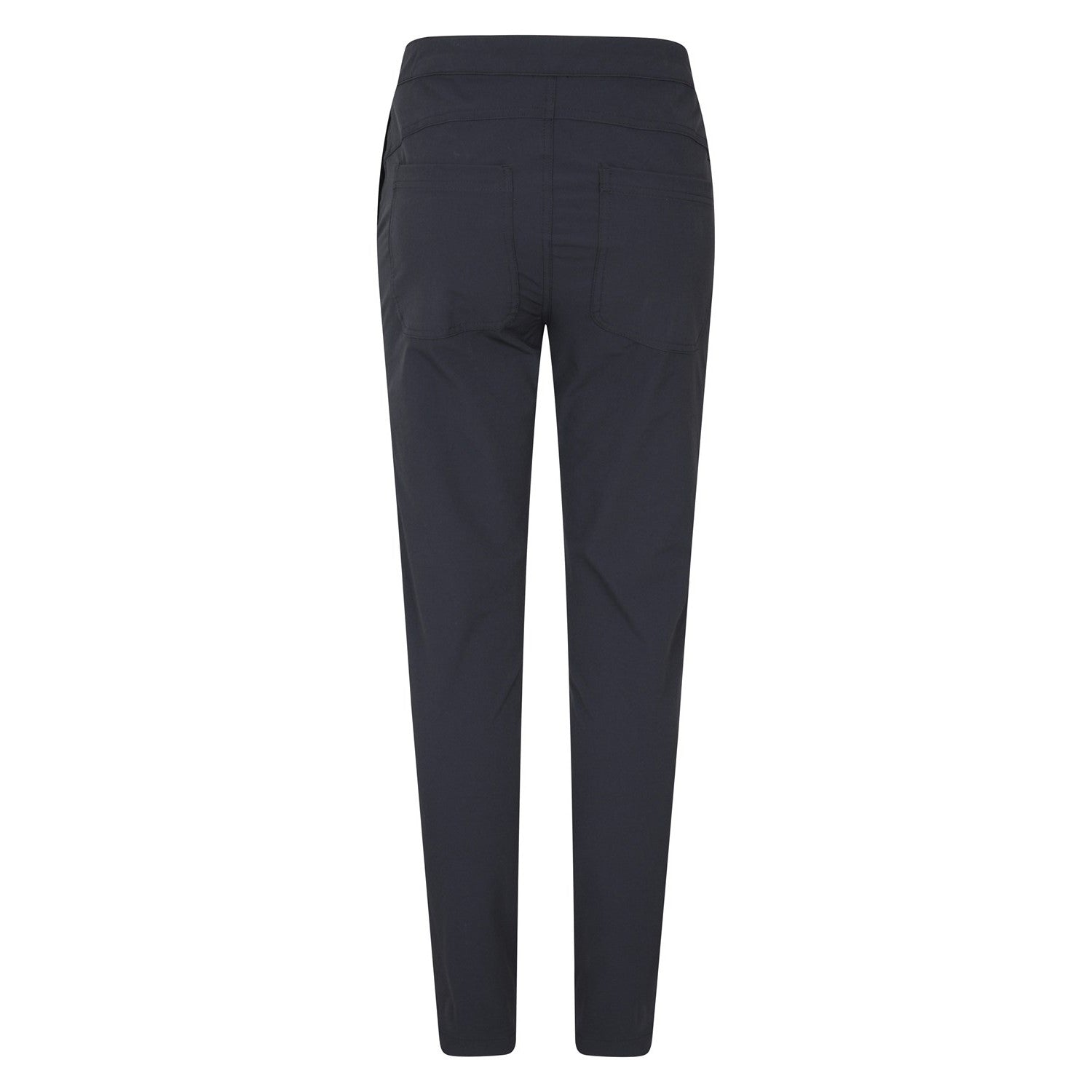 Black - Back - Mountain Warehouse Womens-Ladies Regular Kesugi Stretch Slim Trousers