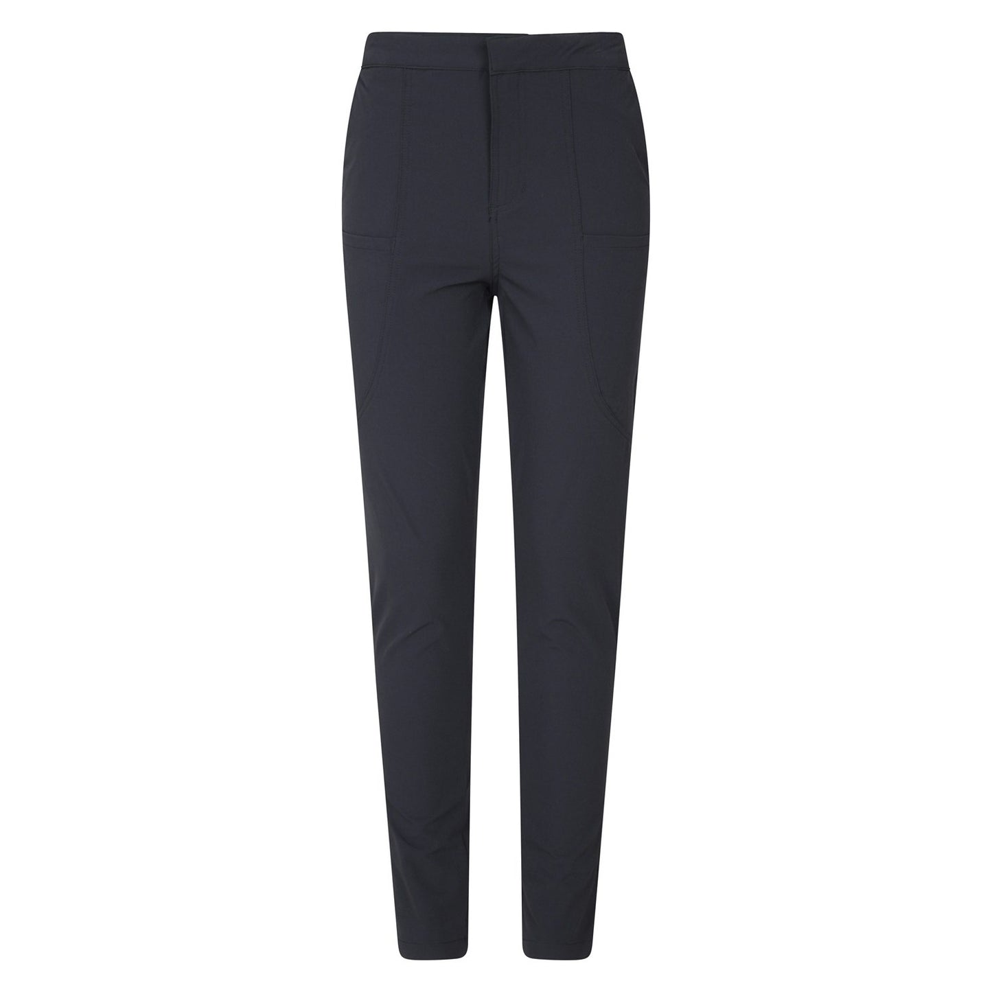 Black - Front - Mountain Warehouse Womens-Ladies Regular Kesugi Stretch Slim Trousers