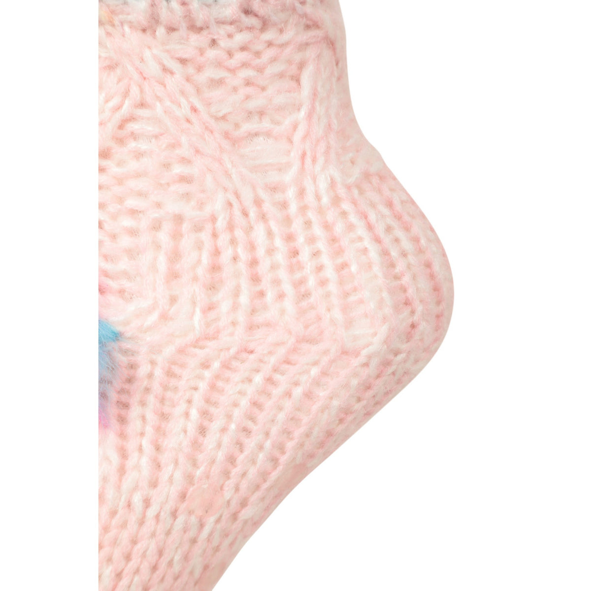 Pink-Blue - Pack Shot - Mountain Warehouse Childrens-Kids Unicorn Slip Resistant Socks