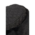 Black - Close up - Mountain Warehouse Womens-Ladies Ambush Faux Fur Hat