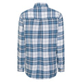 Corn Blue - Back - Mountain Warehouse Womens-Ladies Balsam Brushed Flannel Longline Shirt