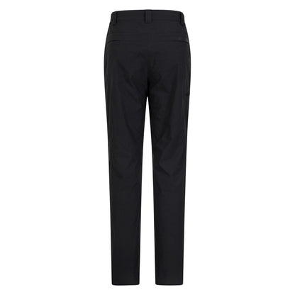 Black - Back - Mountain Warehouse Womens-Ladies Winter Hiker Stretch Hiking Trousers