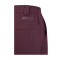 Burgundy - Pack Shot - Mountain Warehouse Womens-Ladies Winter Hiker Stretch Hiking Trousers