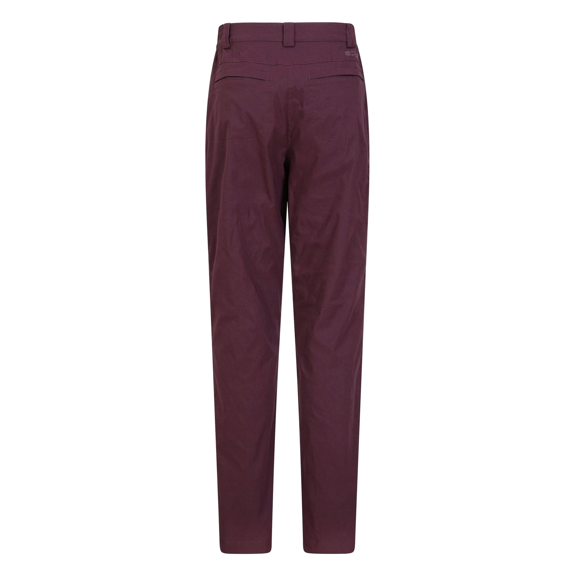 Burgundy - Back - Mountain Warehouse Womens-Ladies Winter Hiker Stretch Hiking Trousers