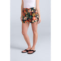 Black - Front - Animal Womens-Ladies Sand Dune Recycled Printed Shorts