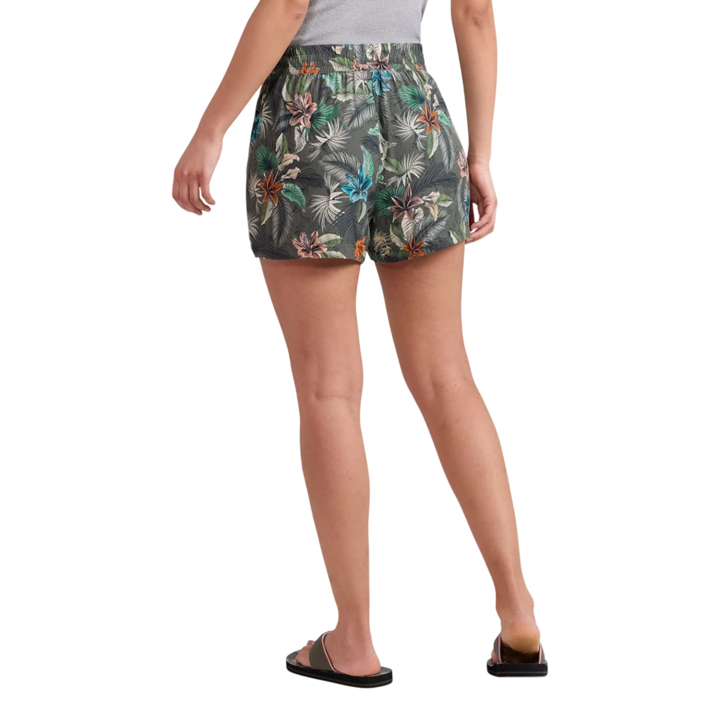 Khaki Brown - Lifestyle - Animal Womens-Ladies Sand Dune Recycled Printed Shorts