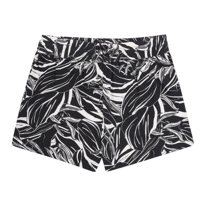 Jet Black - Front - Animal Womens-Ladies Sand Dune Recycled Printed Shorts